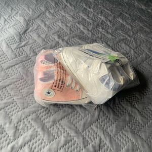 Baby’s Pink and White Sneakers